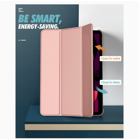 New never used Rose gold IPad cover case  Screen protector and stand - Picture 10 of 10